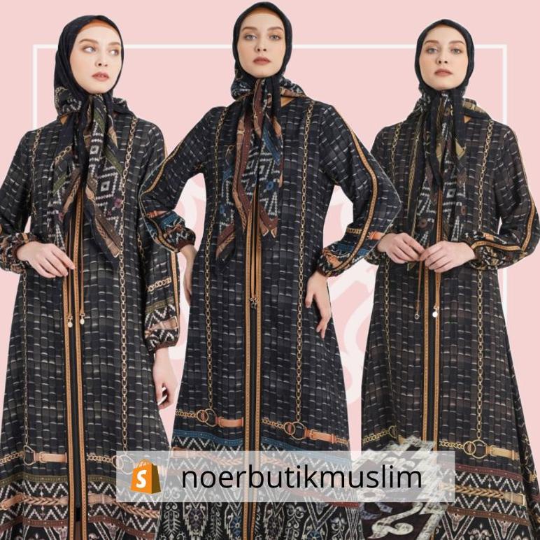 PRODUK- HIKMAT FASHION ORIGINAL A8847-07 / ABAYA HIKMAT A8847-07 .