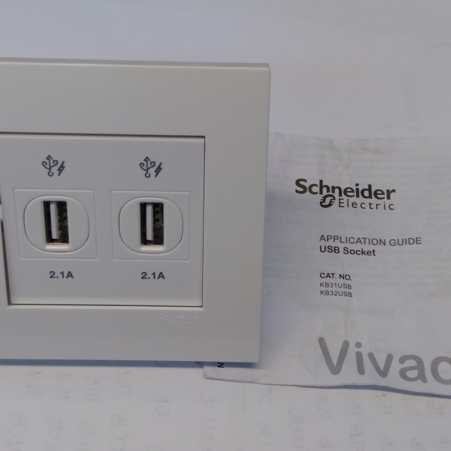 Stop kontak USB Vivace Schneider