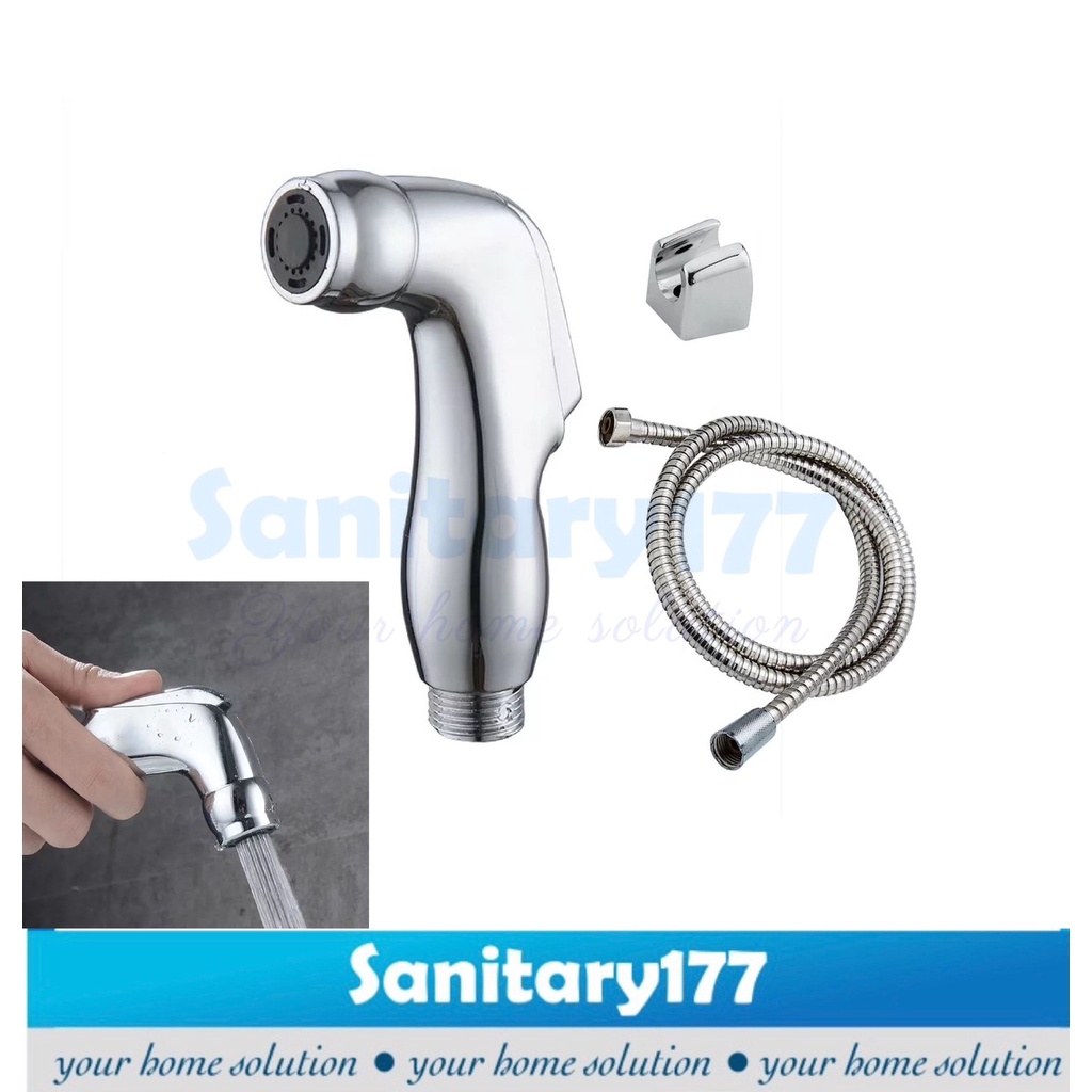 Jet shower cebok bidet  semprotan kloset CROM 98C set-semprotan air closed closet spray sprayer toilet washer wc bathroom