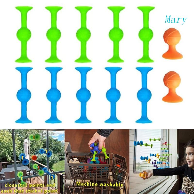 Mary 1PC Mainan Interlocking Building Squigz Rumah Boneka Mainan Portabel Anti-Stres Gadget