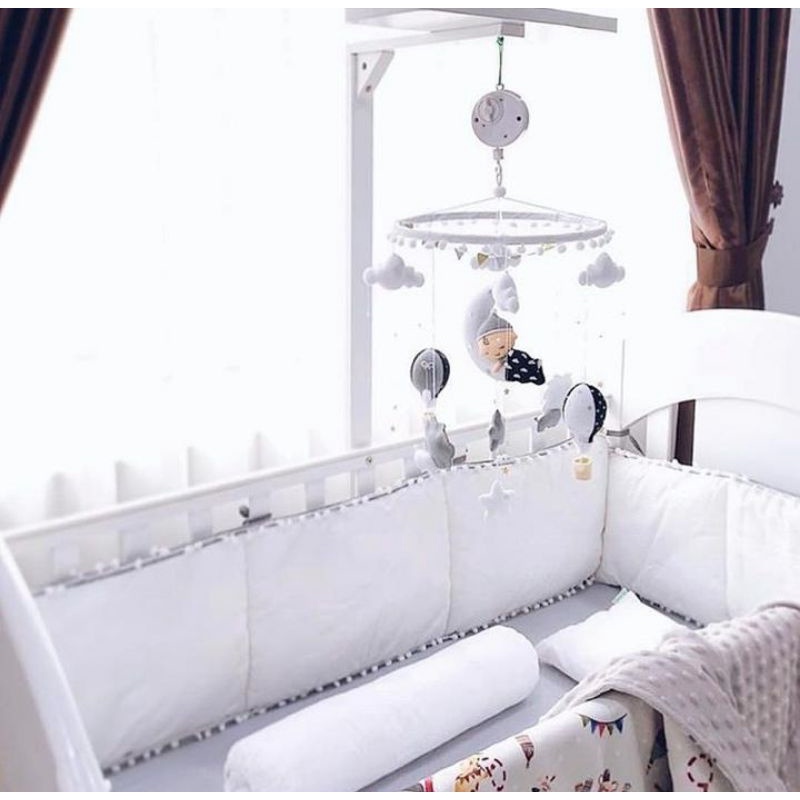 bumper pelindung box bayi bumper baby crib bumper box bayi kayu