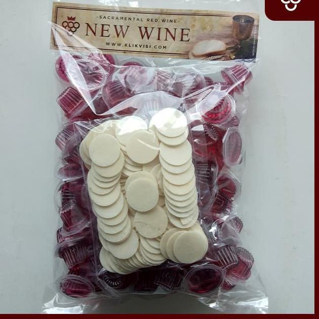 

☈ Anggur Peran Cup + Hosti Isi 100 Cup ❆