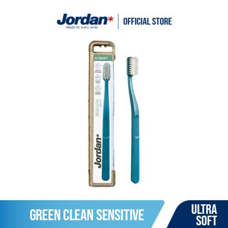 Jordan Green Clean Sensitive Toothbrush - Sikat Gigi dewasa