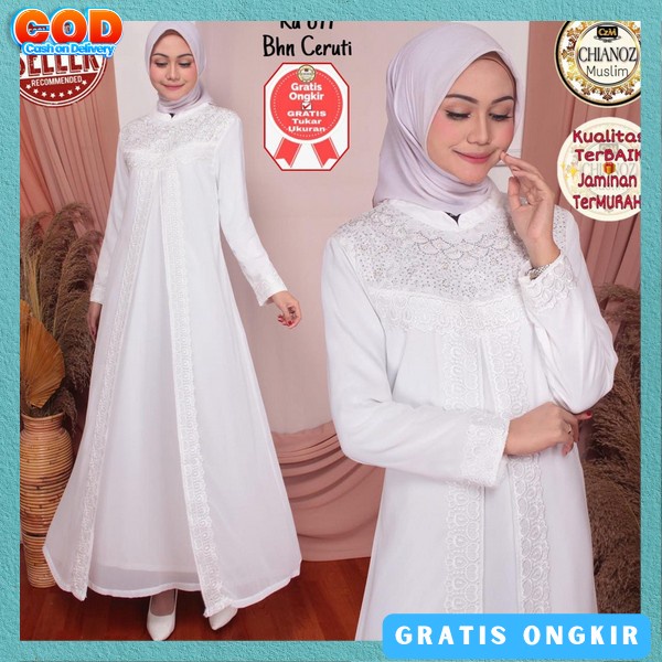 Games Cewek Idul Fitri Perempuan Gamis Polos Premium Pakaian Wanita Maxi Gmis Murah Polos Bsju Gamis