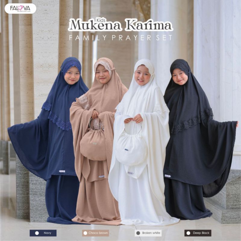 MUKENA KARIMA KIDS FAMILY PRAYER SET by FALOVA