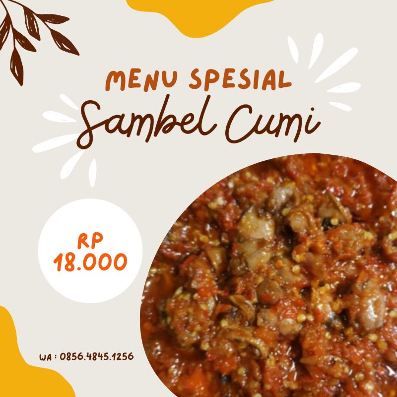 

Sambel Cumi Pedas Mantap / Sambal Homemade