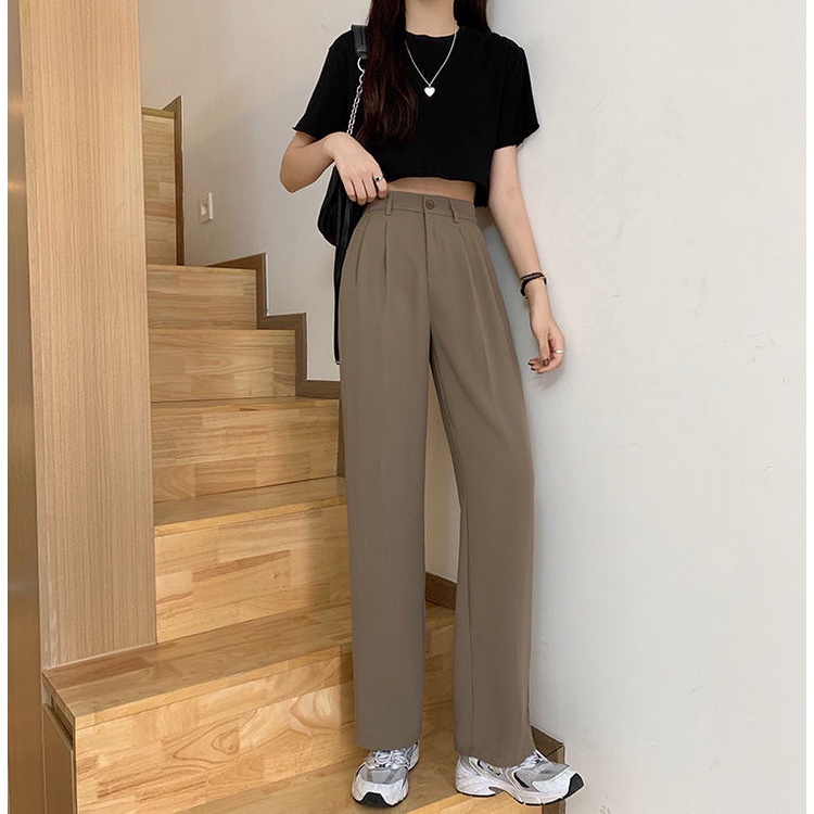 RSB CPG370 Celana Kain Wanita Highwaist Kasual Celana Wanita Kulot Fabric Cullotes Pants Celana Panjang