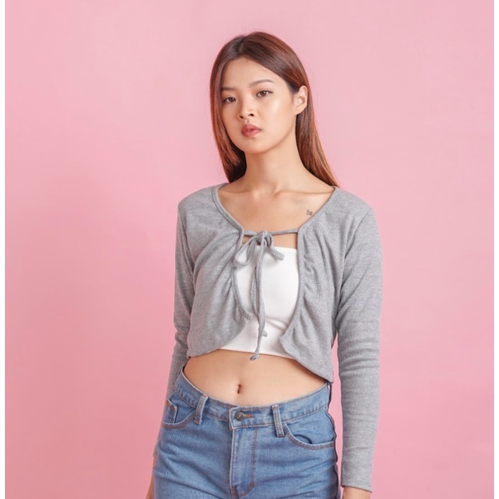 CAVALU Korean Cardigan Top Rajut Outer Knit Top 110