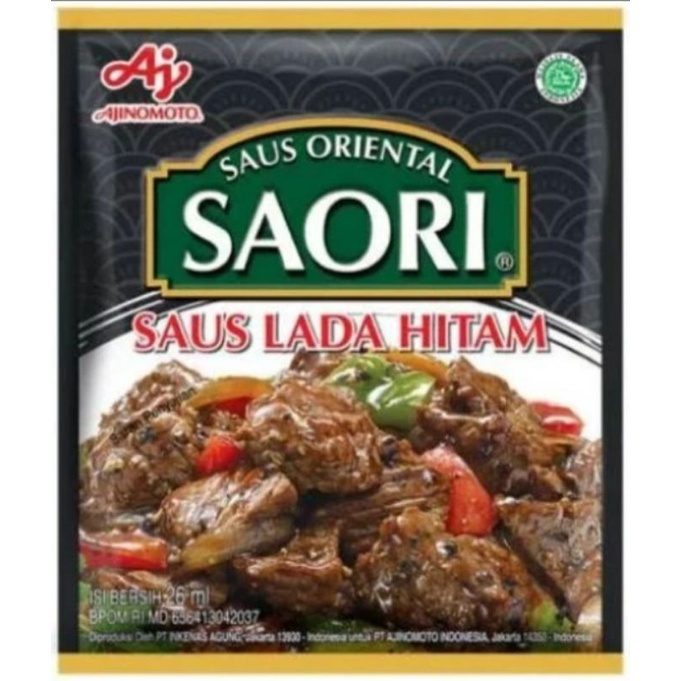 

SAORI Lada Hitam Renceng 10 x 26ml ( 1 renteng isi 10 sachet )