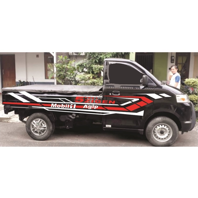 0405 Sticker cutting mobil granmax,pick up,l300 mega carry,pick up suzuki Apv