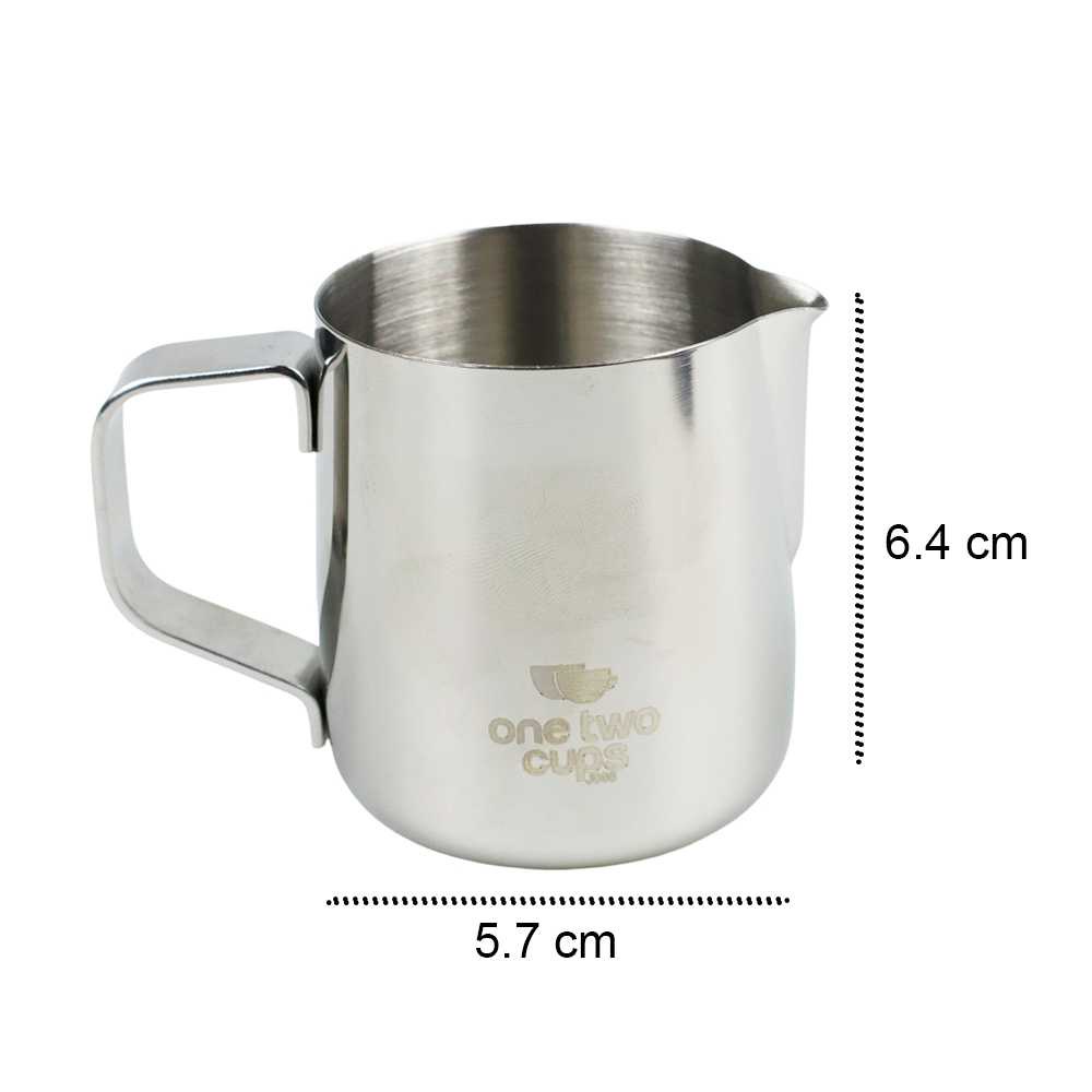 One Two Cups Gelas Milk Jug Kopi Espresso Latte Art 150ml 200 ml 350 ml 600 ml 900 ml - J068