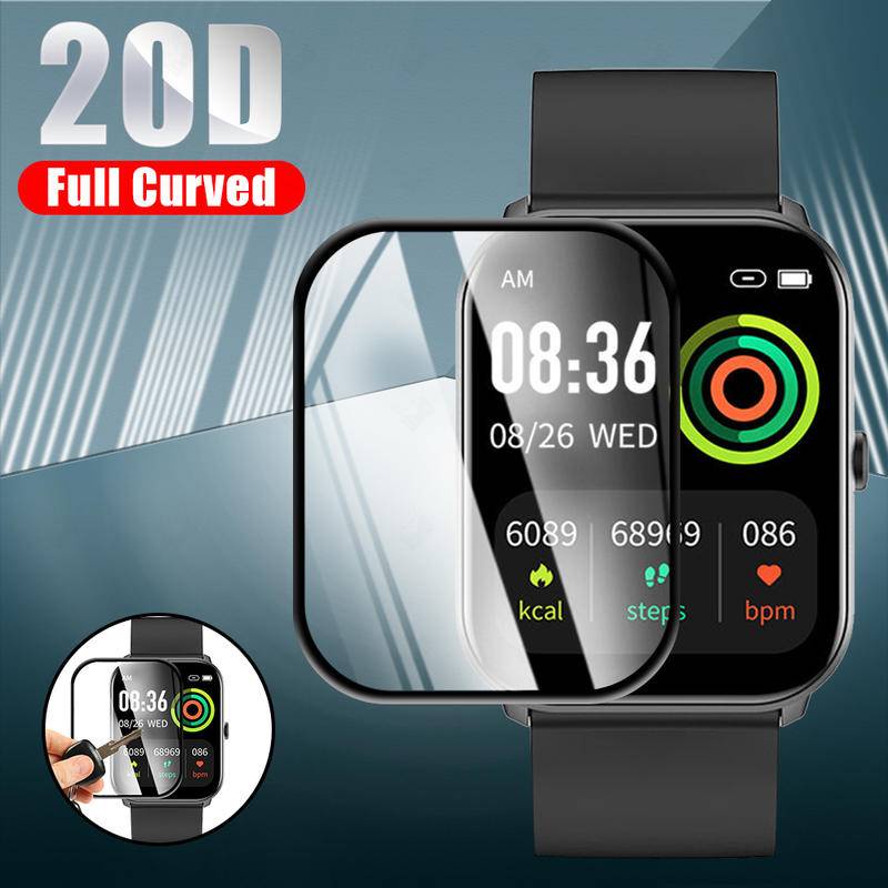 Film Pelindung Layar 20D Untuk IMILAB KW66 W16 W12 W01 Smart Watch Curved Edge HD Cover Pelindung Untuk Aksesoris IMILAB W01 (Bukan Kaca)