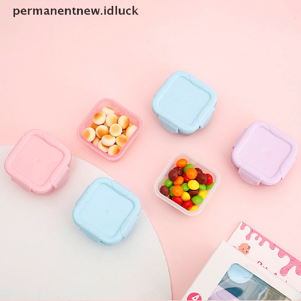 [luckypermanentnew] Kotak Penyimpanan Mini Lunch Box Fresh Box Portable Kemasan Makanan Anti Bau Box [ID]