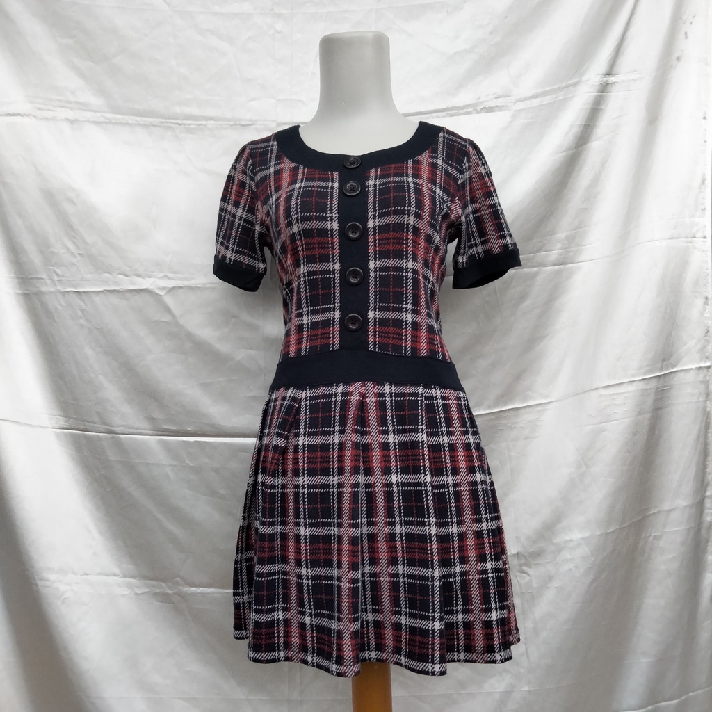 KLEIN PLUS Plaid Mini Dress - BATCH 11