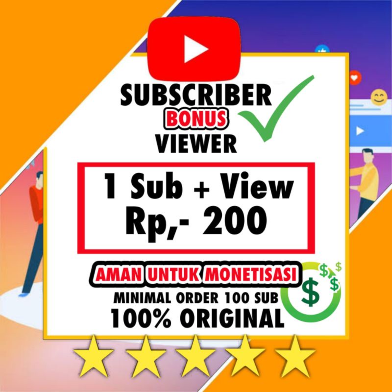 SUBSCRIBER YOUTUBE MONETISASI