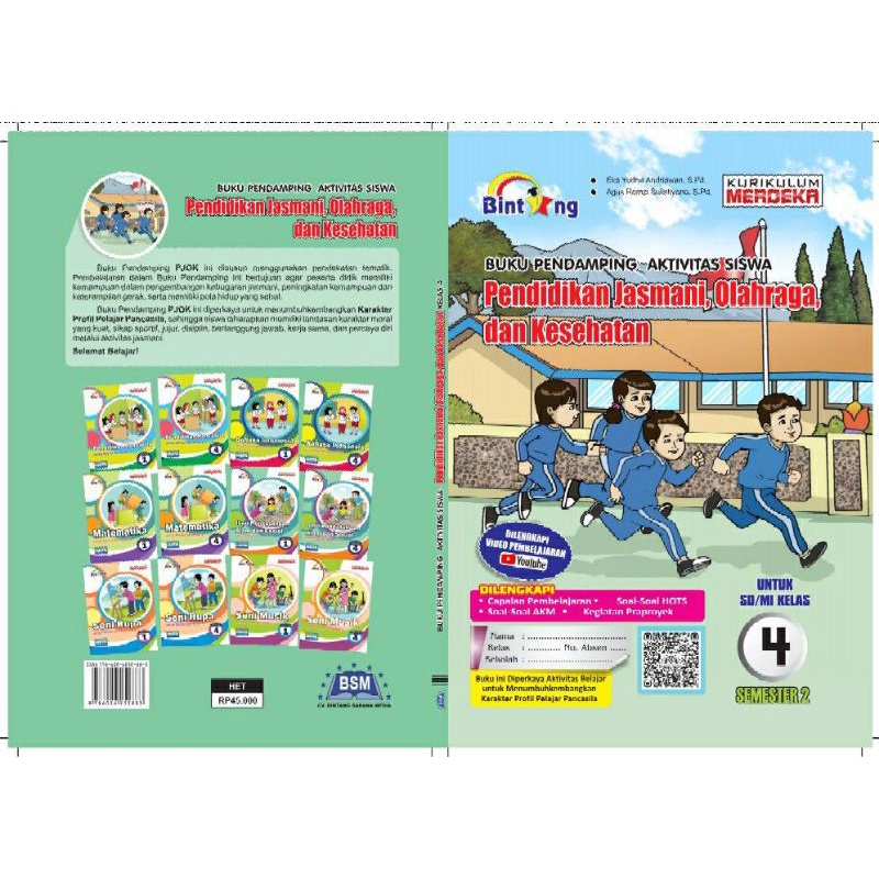 Semester 2 BINTANG PJOK kelas 1 dan 4 sd Kurikulum merdeka