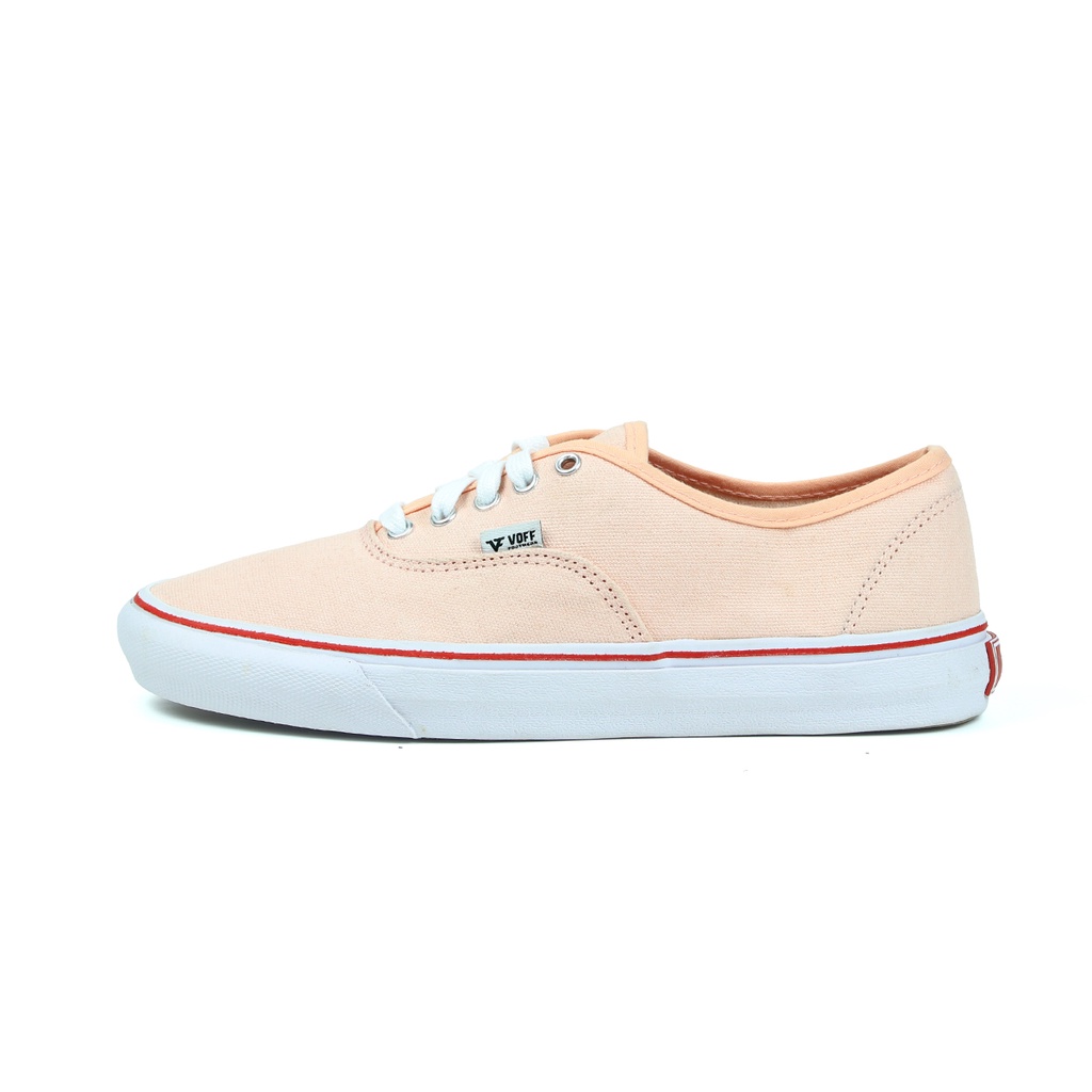 Voff - Sepatu Sneakers Pria Wanita Authentic Cream Peach