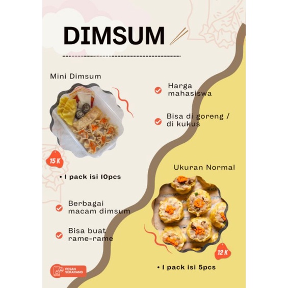 

FROZEN DIMSUM MURAH Bandung