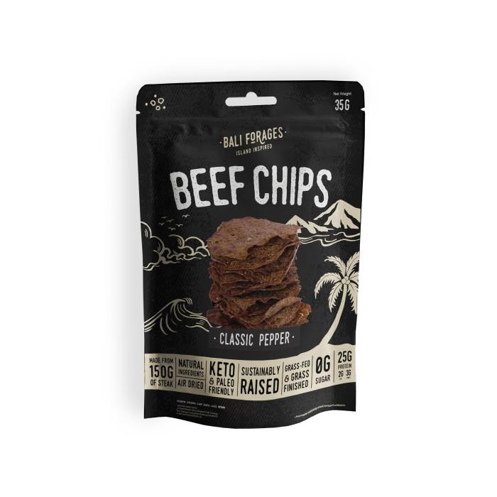 

Beef Chips Black Pepper Crispy Bali Forages Keripik Daging Sapi Krispi Best Seller