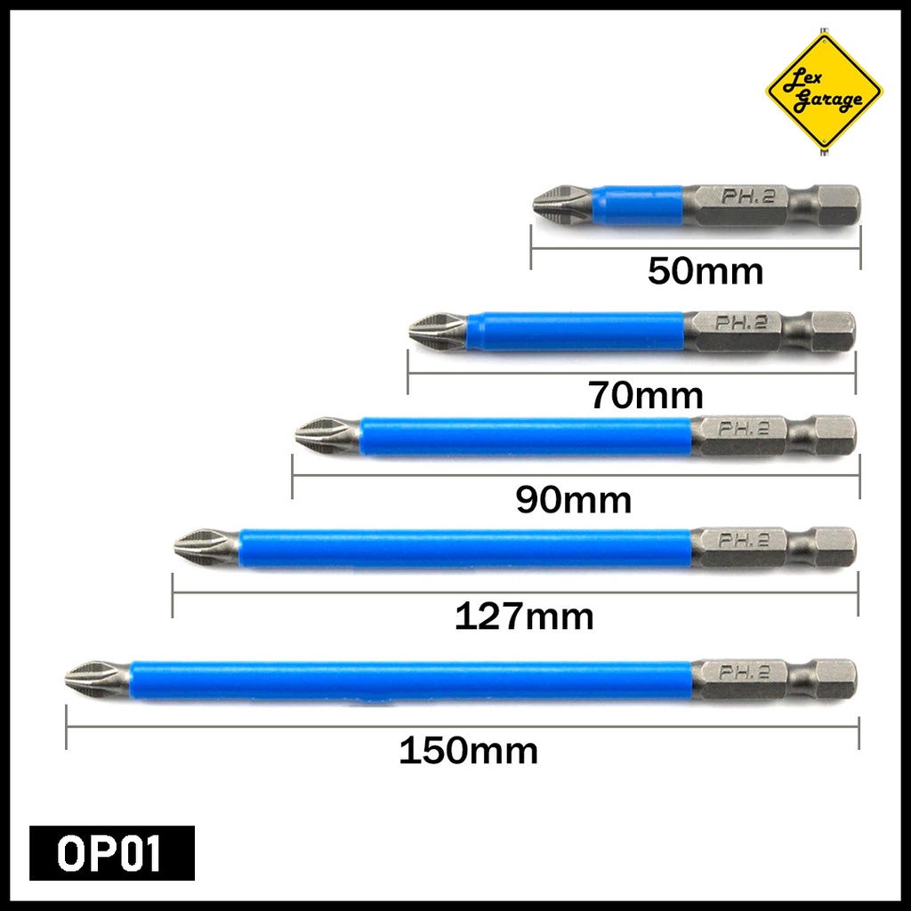 Mata Obeng Bor Magnet Set Cordless Baterai Elektrik Panjang Plus