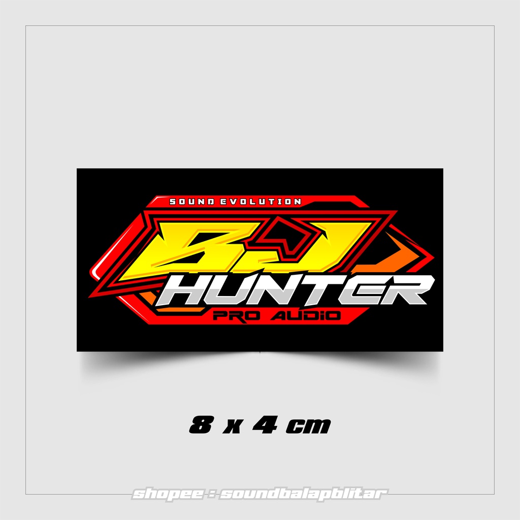 Stiker BJ Hunter New Vynil Anti Air Bijian