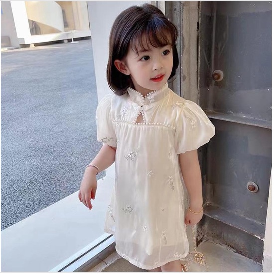 ANEKA DRESS QIPAO MODERN ANAK PEREMPUAN /DRESS CHEONGSAM ANAK PEREMPUAN IMPOR