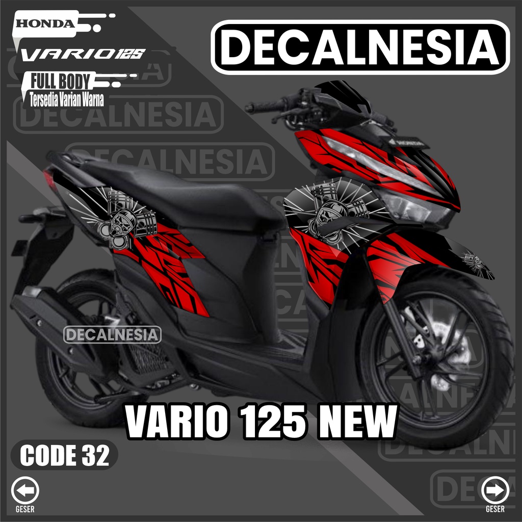 Stiker Decal Vario 125 New 2022 2023 Full Body Sticker CBS ISS SP Motor Honda Variasi Modifikasi Rac