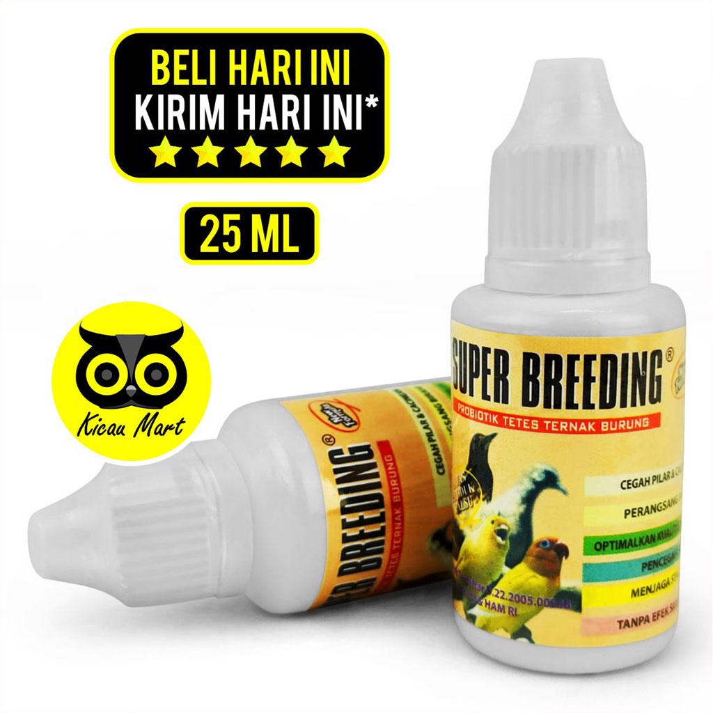 VITAMIN OBAT TERNAK BURUNG LOVEBIRD KENARI MURAI SUPER BREEDING SUPER KICAU PENAMBAH BIRAHI VSBRESK