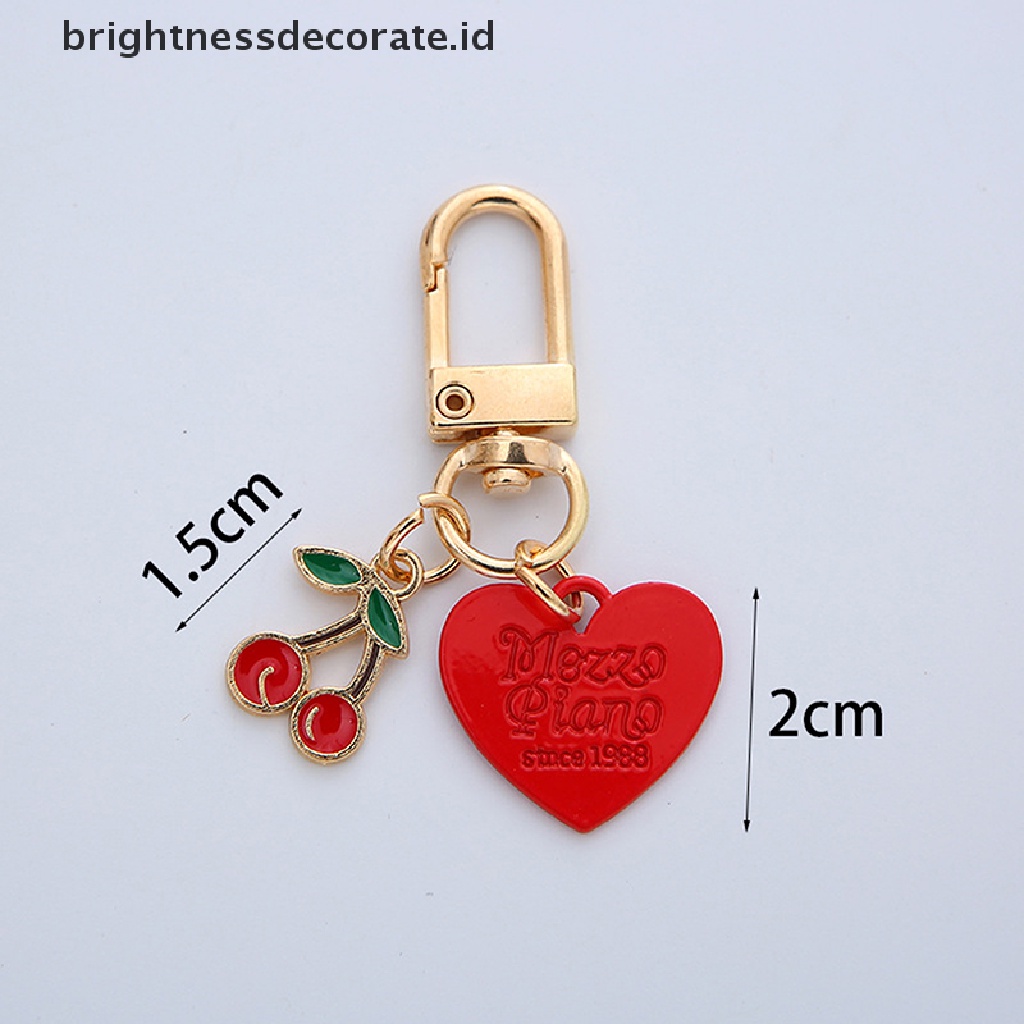[Birth] Cherry Cinnamon Dog Gantungan Kunci Tas Liontin Keyc Lucu Cantik Baru [ID]