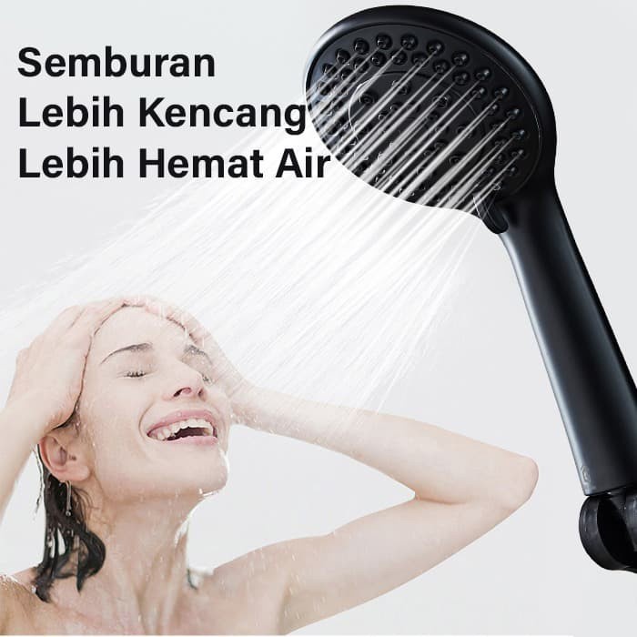 TERLARIS - Kepala Shower Mandi Set Hitam-1186 Shower Head - shower kamar mandi air kencang / Kran Shower Kamar Mandi / Hand Shower Set / kepala shower / shower mandi full set murah / shower / sower