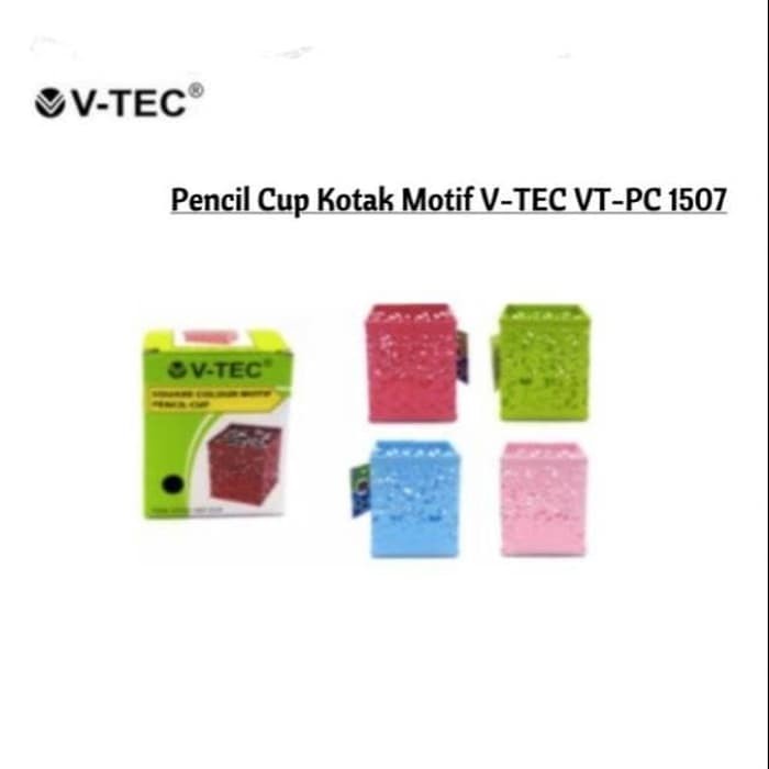 

V-TEC Pencil Cup Kotak Motif Type VT-PC 1507 Colour