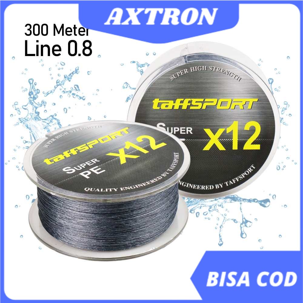 TaffSPORT Senar Pancing Super PE Braided 300 Meter / Senar Pancing PE / Benang Pancing PE
