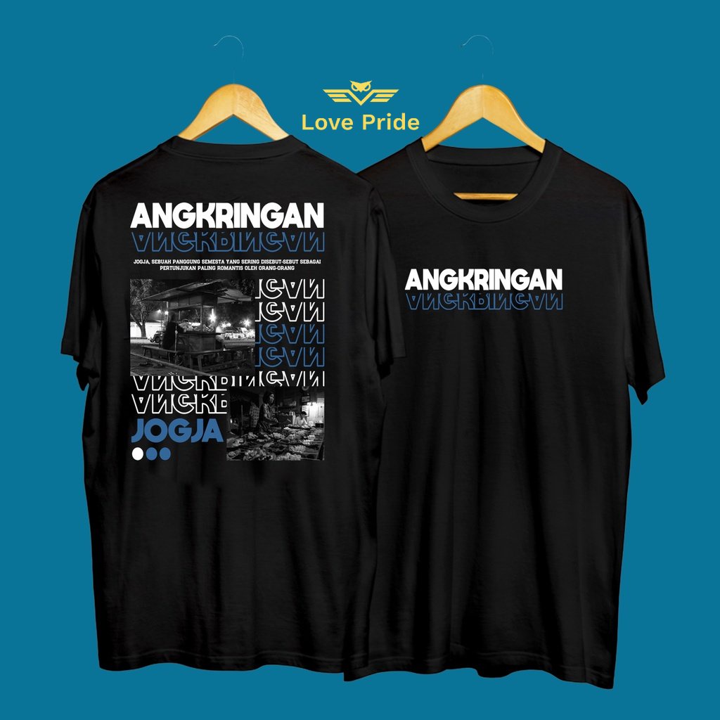 Kaos Tshirt Baju Distro Streatwear Angkringan Anak Gaul Yogyakarta Wisata Kekinian Premium Terbaru