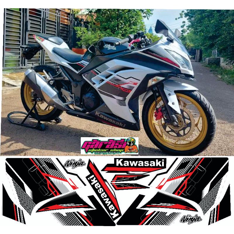 STRIPING NINJA 250 FI SE GRAFIS / STIKER KAWASAKI NINJA FI 250