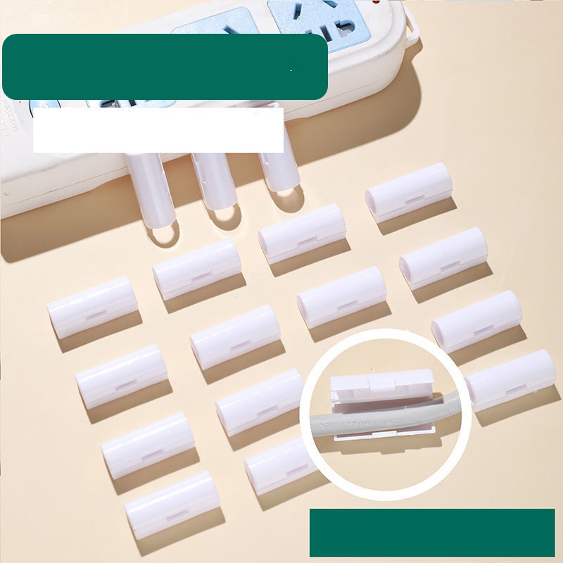 Klip Kabel Organizer Drop Wire Holder/Pengatur Kabel Perekat Diri Manajer Kabel Penjepit Tetap Penggulung Kawat