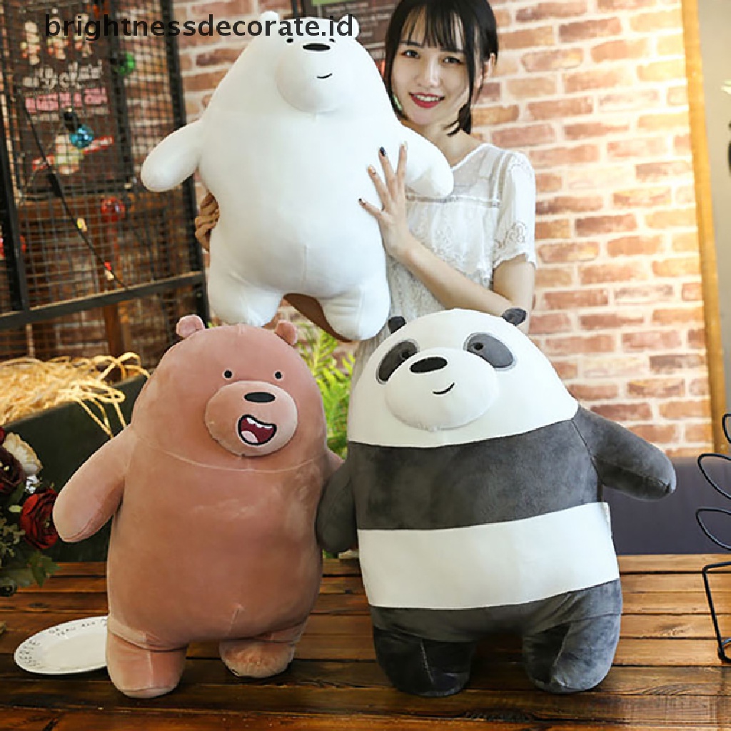 [Birth] We ARE BEARS Boneka Mainan Boneka Plush Lembut 9inch (25cm) we bare bear Plush Doll [ID]
