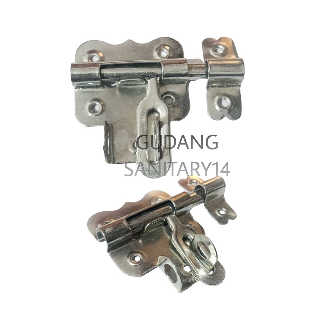 Grendel overpal kupu 2 inch grendel kunci slot pengaman pintu dan jendela grendel overpall murah