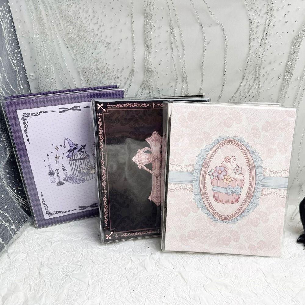 Lanfy Loose-leaf Binder Cover Korea Enam Lubang DIY Album Photocard Holder Halaman Dalam Isi Ulang Notebook Album Cover