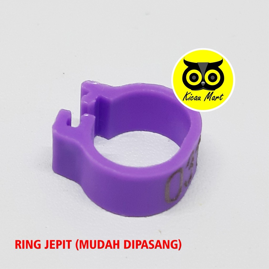 RING BURUNG KACER RING JEPIT 5 MM 5MM PENGAMAN GELANG KAKI BURUNG KACER PENTET ANIS BUDGIE GKSBOJ6