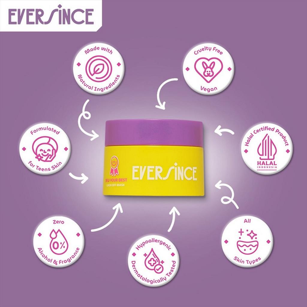 Eversince Dew Your Best Wash Off Mask 50gr Masker Wajah