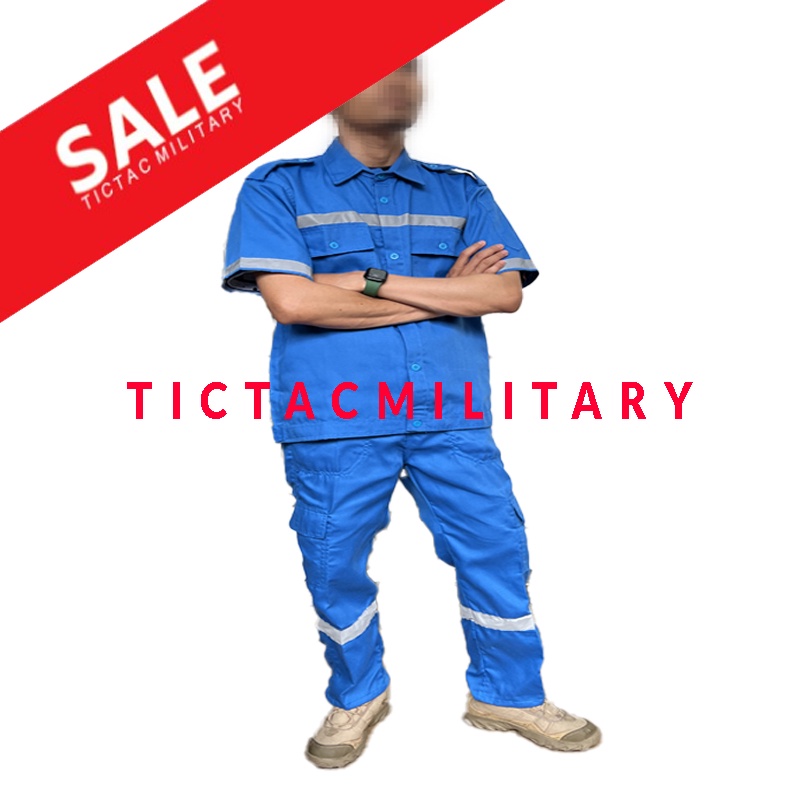 Baju Wearpack Safety  Wearpack Kerja Lengan Pendek Varian Kemeja