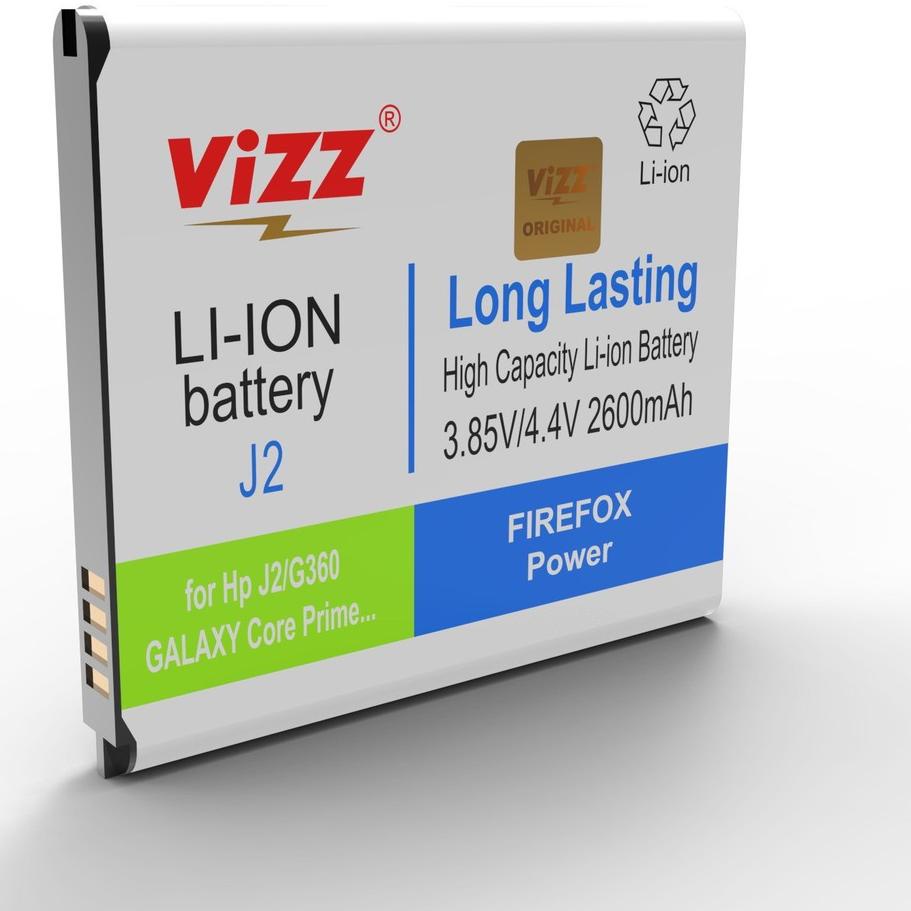 Terbaru | KI3 | Baterai Batre Vizz Samsung J2 J200 / Core Prime Original Vizz