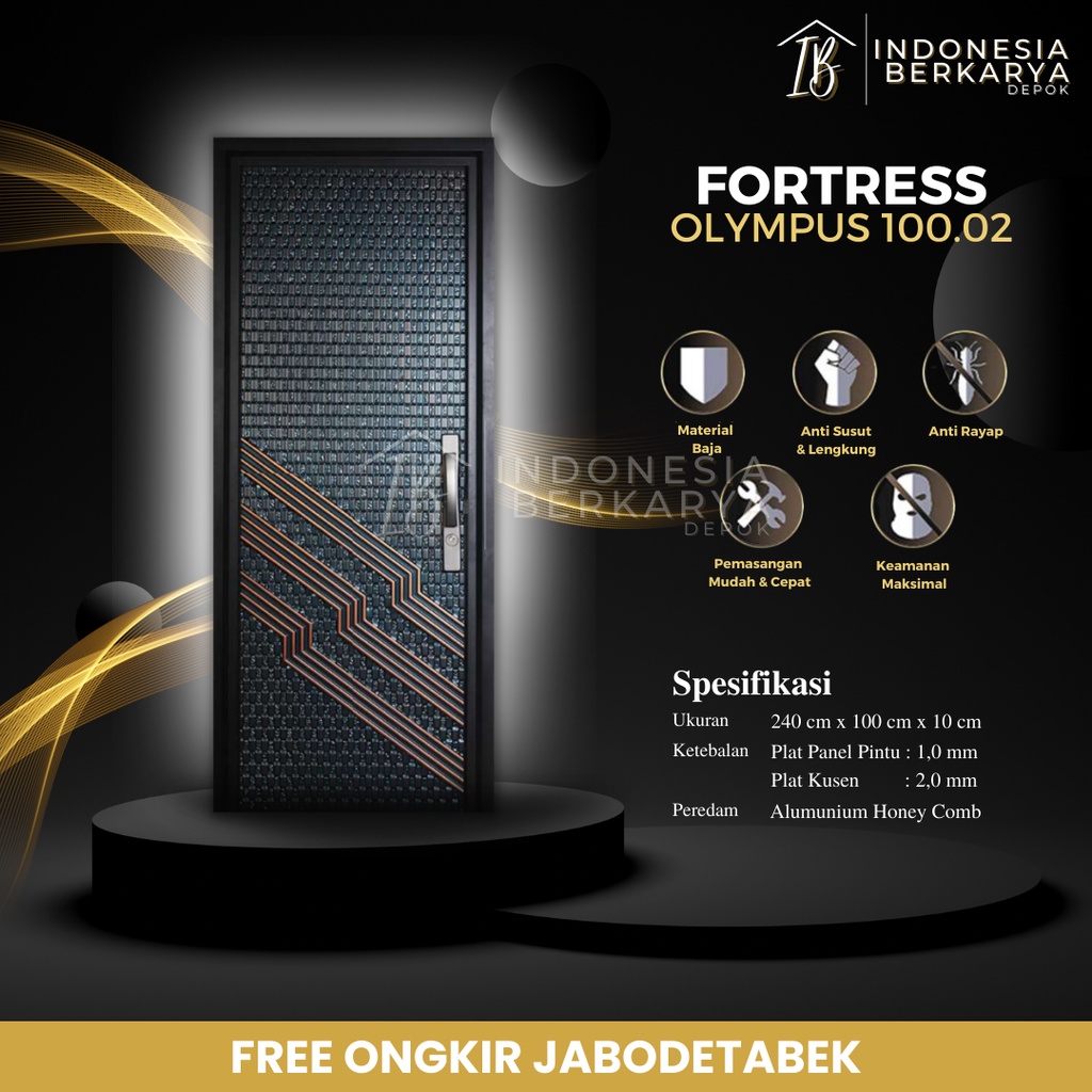 Pintu Baja Fortress Olympus 100.02