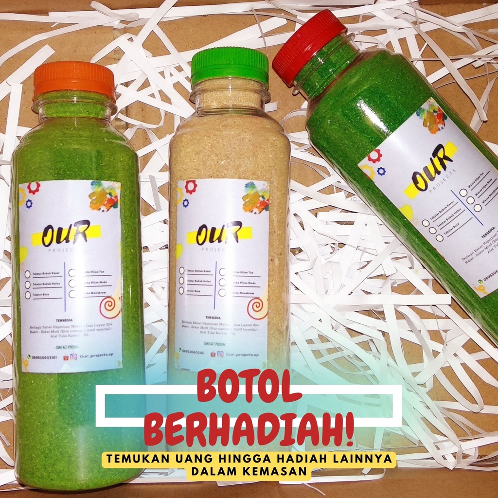 BUBUK TABUR HALUS MINIATUR BOTOL 250ML/ 60GR[Our_projects]