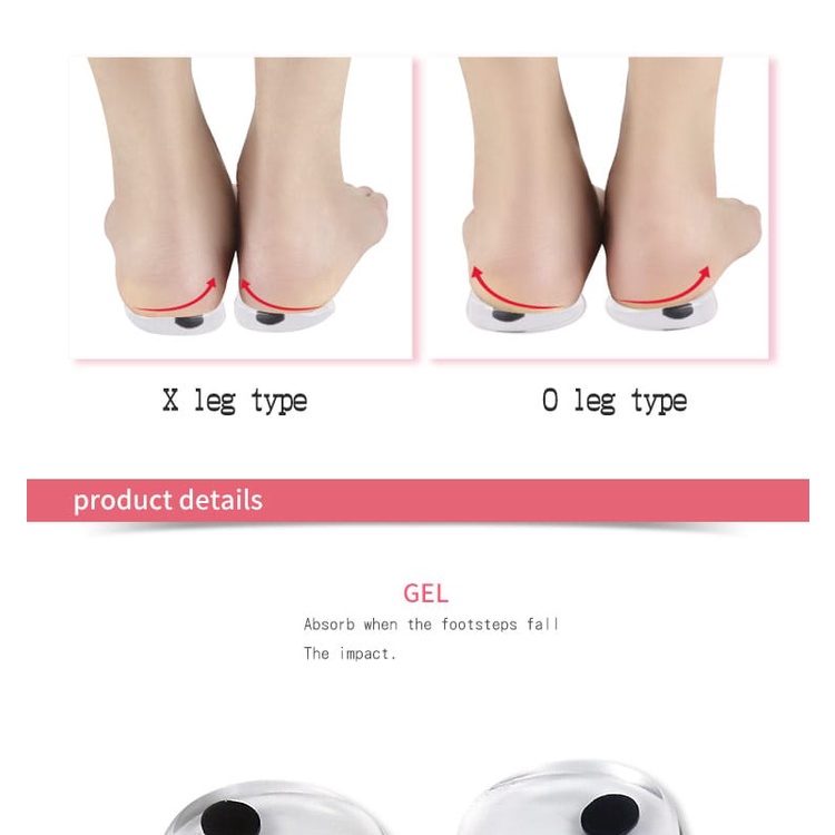 INSOLE GEL SILIKON KAKI O/X OX TATAKAN SEPATU GEL PRIA WANITA SOL SEPATU