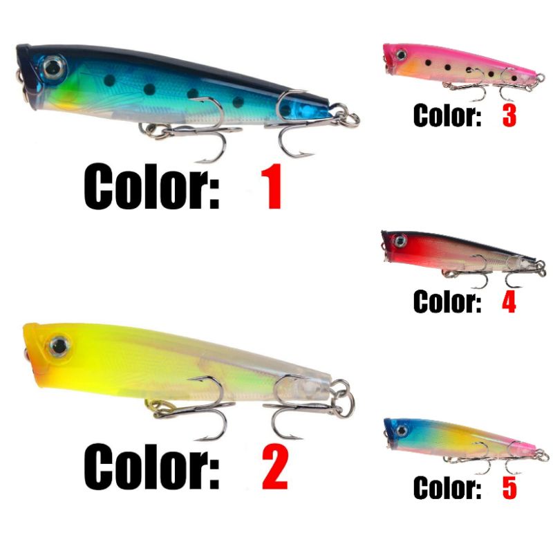 Umpan Lure Casting Ultralight UL Mini Popper Copy Yozuri 7gram