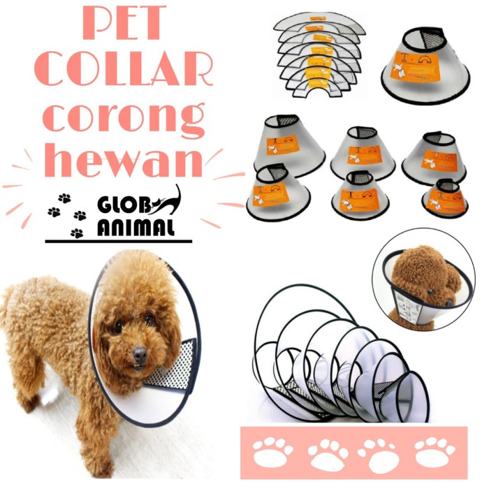 {{{{}}] PET COLLAR CONE anjing kucing Corong Penutup Leher Kepala Anti Bite