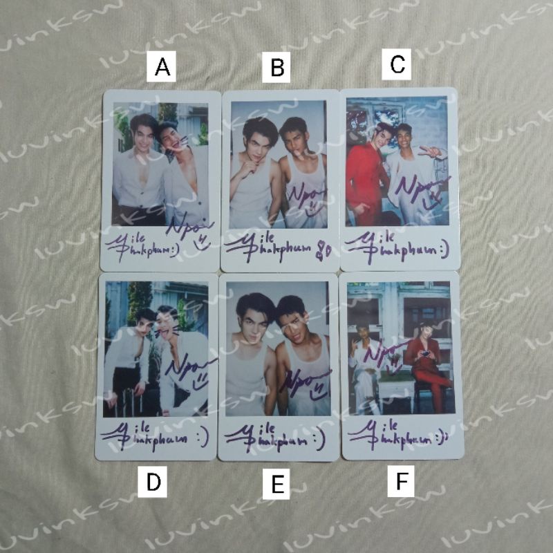 (READY) MILEAPO KINNPORSCHE UNIQUE POLAROID PHOTOCARD