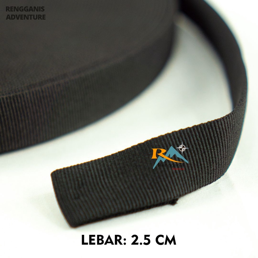 Tali Webbing Tubular Tali Hammock Permeter Meteran Tali webbing Nylon 2,5 cm