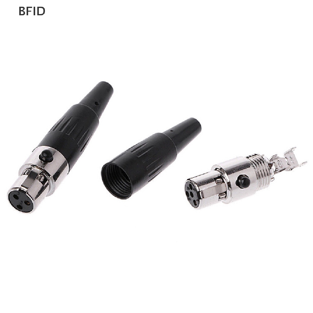 [BFID] 1pc 3pin female plug mini TA3F XLR Konektor Mikrofon audio MIC adapter [ID]